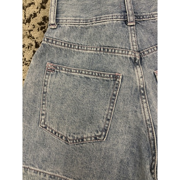 Urban Outfitters BDG White Washed High Rise Short Shorts Size 24 - Picture 11 of 12